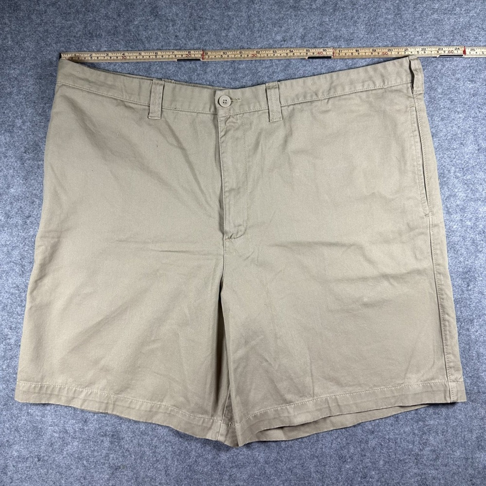 Merona Chino Shorts 44‎ Khaki 100% Cotton Classic Fit